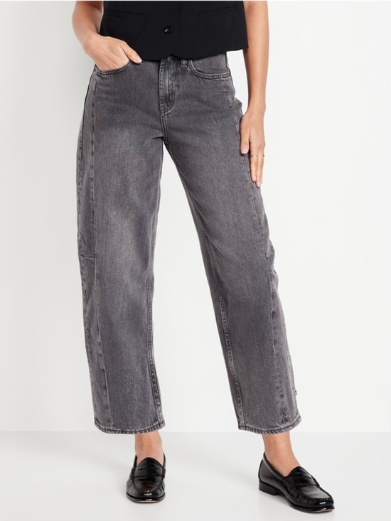 Old Navy Denim - Old Navy High Rise Barrel Leg Ankle NWT Size 12
